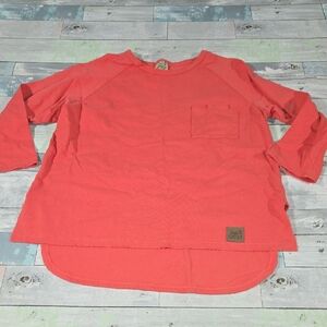 Coral Jaded Gypsy Shirt/Top Sz Large